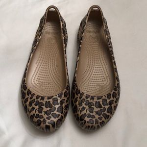Croc’s Leopard ballet flat